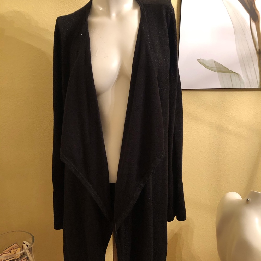 WHBM Black Cardigan